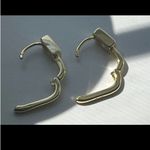 Anthropologie .925 diamond mini hoops Photo 3
