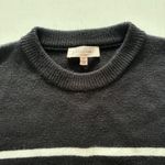 Philosophy  Striped Crew Neck Sweater Black White Blue Red Orange XL Photo 2