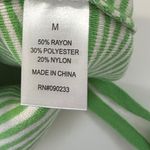 LA Hearts Green White Striped V Neck Cropped Tank Top Size Medium NWT Streetwear Photo 6