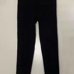 Spanx black cropped high waist tummy control shaping leggings size medium Photo 0