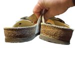 Naot Sandals Women Size 9 Womens 7 EU 40 Gray Suede Santa Barbara Two Strap Cork Photo 8