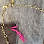 Kate Spade  New York Gold Tone Faceted Salmon Resin Dangles Necklace Photo 12