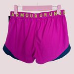 Under Armour NWT Pink and Navy Athletic Shorts for Performance - Small Photo 1