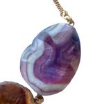 Elle semi precious faceted Agate necklace Photo 3