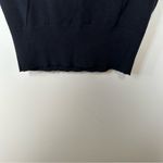 White House | Black Market  black short sleeve sweater criss cross open back Med Photo 1