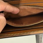 Tory Burch Leather Striped Wristlet Photo 4