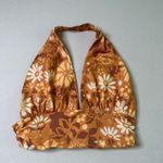 Princess Polly RETRO FLORAL HALTER TOP ORANGE Photo 4