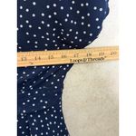Showpo Mini Dress Navy Blue White Polka Dot‎ Button Front Fall Flirty Party Cute Size 4 Photo 7