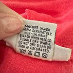 Sunbelt 100% Linen Pink Hoodie Dress Size Large Coastal Lagenlook Beachy Button Photo 6