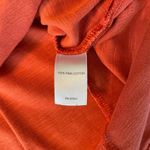J.Jill  Women’s Shirt Size Large Orange 100% Pima Cotton Elbow Sleeve Tunic Top Photo 4