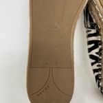 Prada  Zebra Print Calf Hair Espadrilles Slip On Platform Open Toe Shoes 39 9 Photo 10