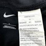 Nike Active Board Shorts Swim Pull On Mid Rise Logo Stretch Beach Black 1X Photo 2