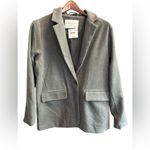 American Eagle Women's Gray Blazer Jacket Size M Casual Tailored Fit new Photo 8