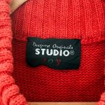 Designer Originals Studio Joy Christmas‎ Snowman Vest Red Holiday Sleeveless Size L Photo 3