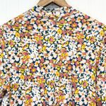 Lands' End Lands' End Womens L Lightweight Jersey Knit Cardigan Coverup Stretchy Floral Photo 5