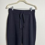 Spanx AirEssentials Sweatpants Women M Black Tapered Drawstring Athleisure Pant Photo 1