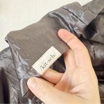 Kitsch Glazey Gray Satin Hoodie Robe Unisex OS Silver Size undefined Photo 3