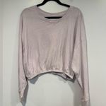 Aerie Purple offline cinched bottom long sleeve Photo 0
