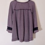 Free People  Overaized Boho Crochet Distressed Tunic v neck size small Photo 1