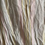 American Eagle  striped tie waist linen blend wide leg pants Photo 1