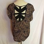 Pure Sugar Bright boho hippie chic open back top Photo 1