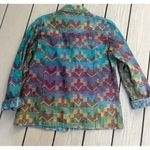 Chico's Chico’s design Jacket M (1) native american design embroidery denim  Y2k Photo 5