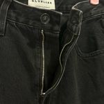Slvrlake Virginia Slim Jeans Shadow Ridge Deconstructed Straight Leg Black 29 Photo 6