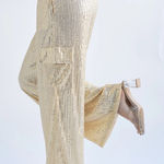 Sparkly sequined cargo pants size S Photo 0