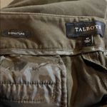 Talbots  Cotton Flat Front Pants Slacks Trousers Zippered Pockets Size 10 Photo 13