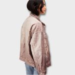 Free People Velvet Trucker Jacket - Mauve - XS/S Photo 7