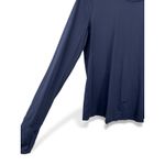Athleta | S | Top Momentum Seamless Shirt Activewear Navy Womens Long Sleeve Photo 2