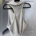 Sleeveless cowl neck knit sweater Size M Photo 4