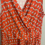 J Mclaughlin Dress Size M Nylon Spandex Dress‎ Orange Size M Photo 2