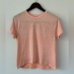 Lululemon  Women's Train To Be Short Sleeve Shirt Highlight‎ Orange Size 6 Photo 1