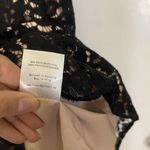 Fame and Partners x FP Lace Black Mini side slit sexy Dress US 10 Photo 4