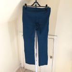 Betabrand  EUC Women's Dress Yoga Pants Straight Crop Ponte Career Blue Petite S Photo 3