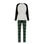PatPat Christmas Graphic Pajama Set Green Black Plaid Women Lg Naughty Festive Photo 1