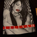Ripple Junction Aaliyah Graphic T Shirt Black Size L Music Icon Tee Photo 0