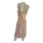 34 Vintage OLGA Blush pink lace Dress silky Slip Size small​ Photo 5