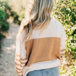 Reckless Statement Boutique Knit Sweater White Size L Photo 1