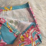 Lilly Pulitzer  Pink and Blue  Shorts Vibrant Tropical Print size 2 Photo 3