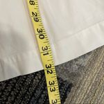 Soft Surroundings  Sz Medium White Cotton Button Down Shirt Tunic Dress Pleated Photo 14