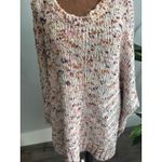 Lou & Grey for LOFT Multicolor Speckled Knit Oversized Sweater Tunic L XL White Size undefined Photo 1