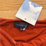 Majorelle  - Destiny Off Shoulder Long Sleeve Top in Orange Rust Photo 1