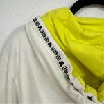 Disney  Mickey Mouse Cropped Hoodie Sweatshirt Womens L Casual Lightweight Sporty Photo 8