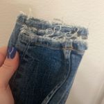 ZARA ✨ Mid Rise Skinny Ankle Sz 6 Jeans Raw Hem Dark Wash Distressed Destroyed✨ Photo 9