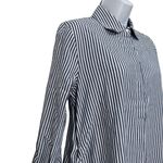 Derek Lam  10‎ Crosby button down striped side lace shirt size 8 career office Photo 12