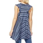 Free People New! Between The Lines Tunic Top dress in blue , size M Photo 1