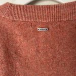 prAna  Women's Sweater Azure Medium balloon sleeve crewneck salmon pink soft Photo 7