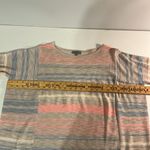 Joseph A  Heathered Pastel Stripe Lightweight Tassel Fringe Sweater Size Medium Photo 6